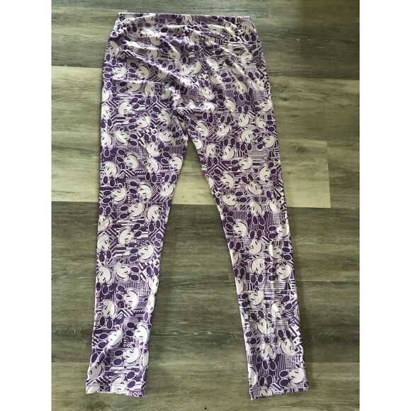Disney OS One Size Leggings Mickey Mouse Lavender Lularoe - Picture 7 of 9